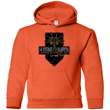Sweatshirts Orange / YS Hugging Champ Youth Hoodie