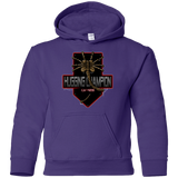 Sweatshirts Purple / YS Hugging Champ Youth Hoodie