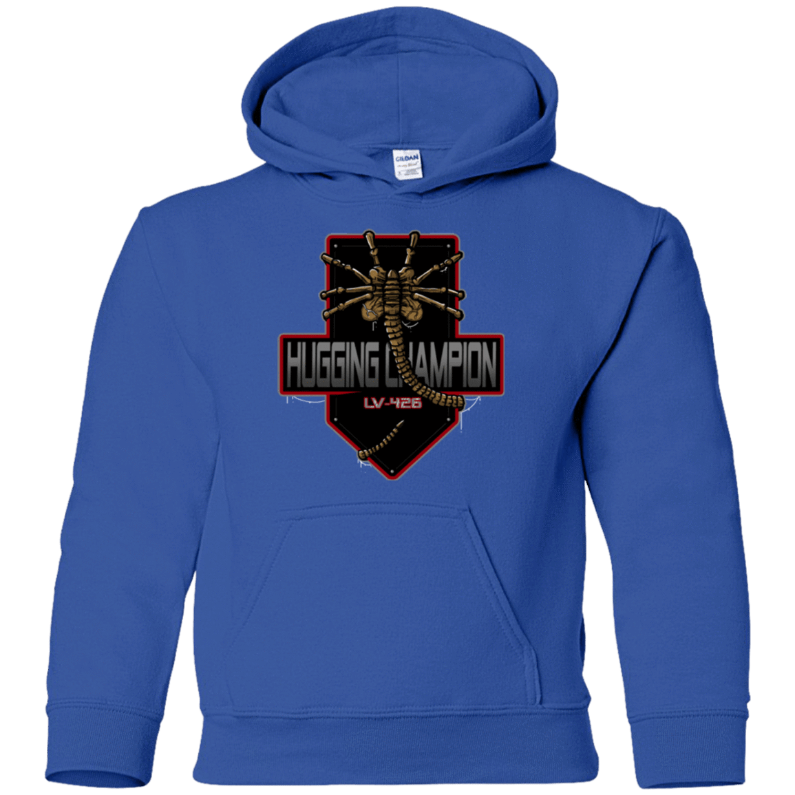 Sweatshirts Royal / YS Hugging Champ Youth Hoodie
