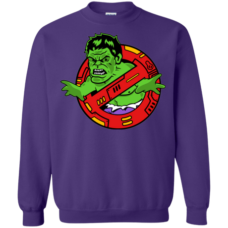 Sweatshirts Purple / S Hulk Busters Crewneck Sweatshirt