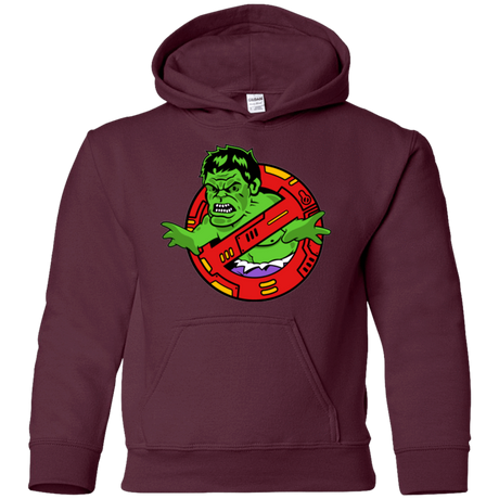 Sweatshirts Maroon / YS Hulk Busters Youth Hoodie