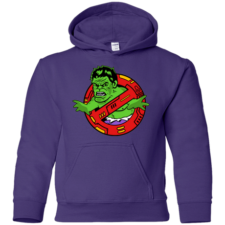 Sweatshirts Purple / YS Hulk Busters Youth Hoodie