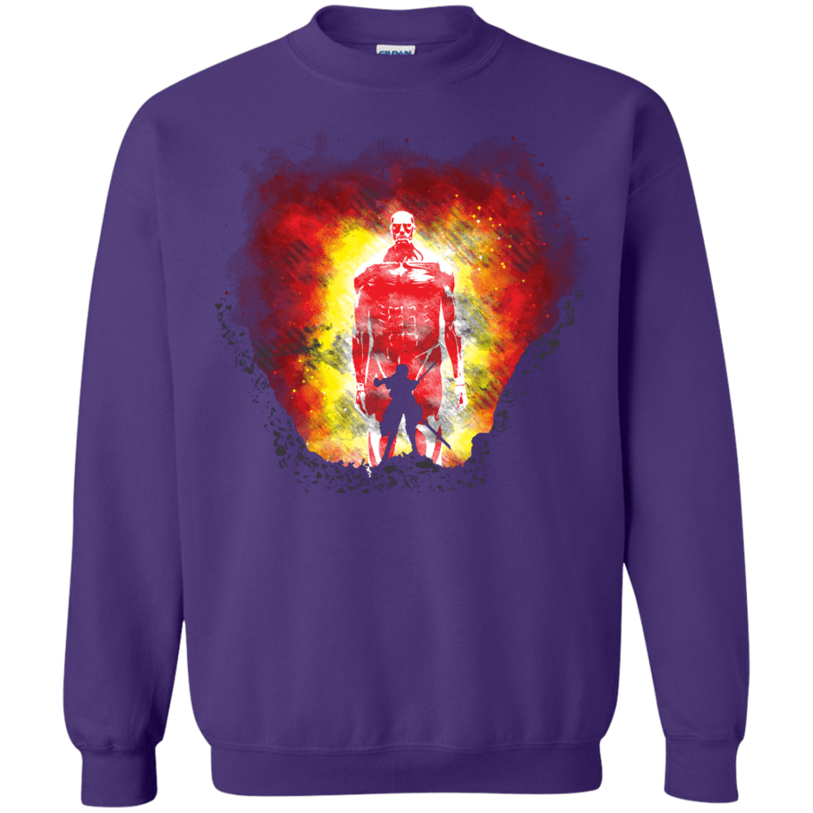 Sweatshirts Purple / S Human Prey Crewneck Sweatshirt
