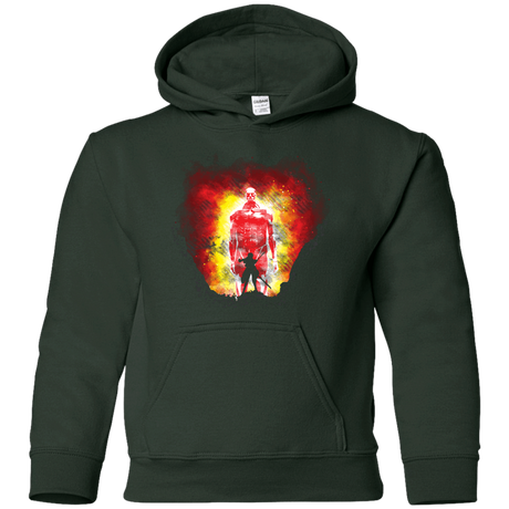 Sweatshirts Forest Green / YS Human Prey Youth Hoodie