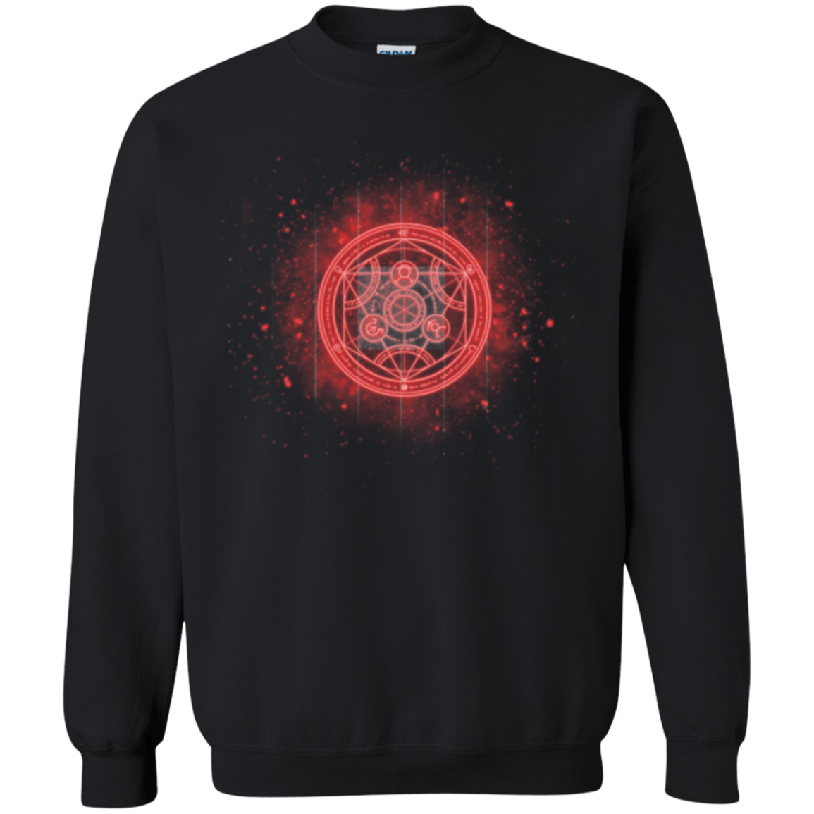 Sweatshirts Black / Small Human Transmutation Circle Crewneck Sweatshirt