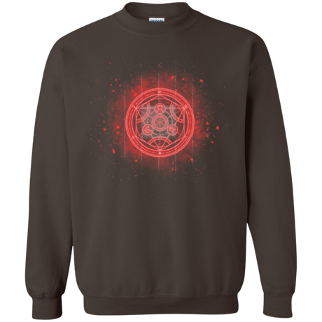 Sweatshirts Dark Chocolate / Small Human Transmutation Circle Crewneck Sweatshirt