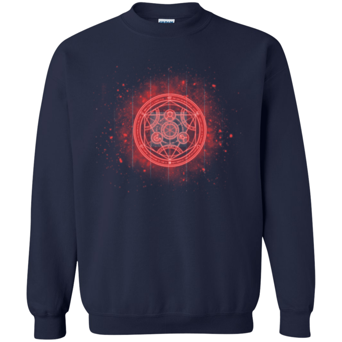 Sweatshirts Navy / Small Human Transmutation Circle Crewneck Sweatshirt