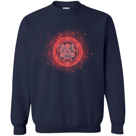 Sweatshirts Navy / Small Human Transmutation Circle Crewneck Sweatshirt