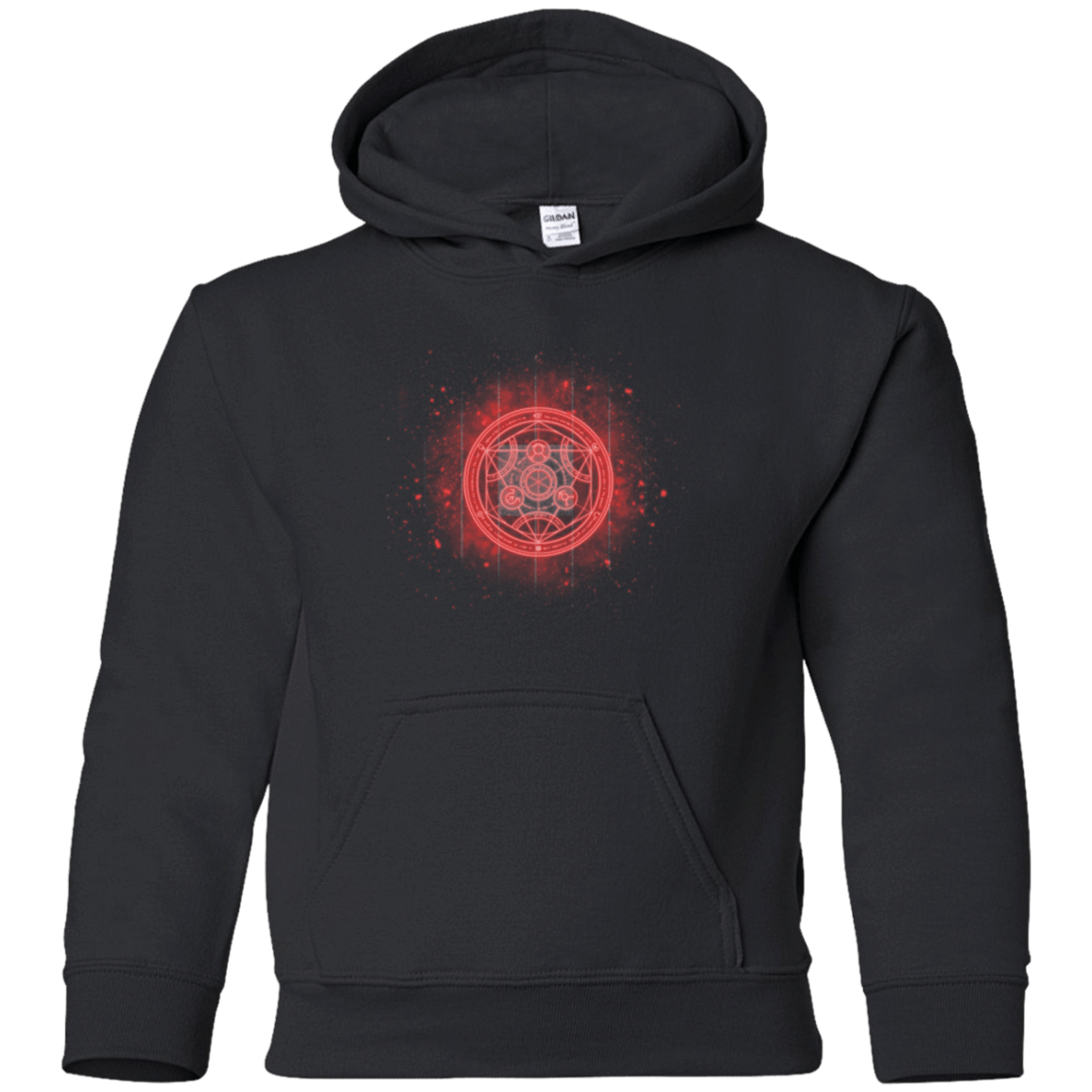 Sweatshirts Black / YS Human Transmutation Circle Youth Hoodie