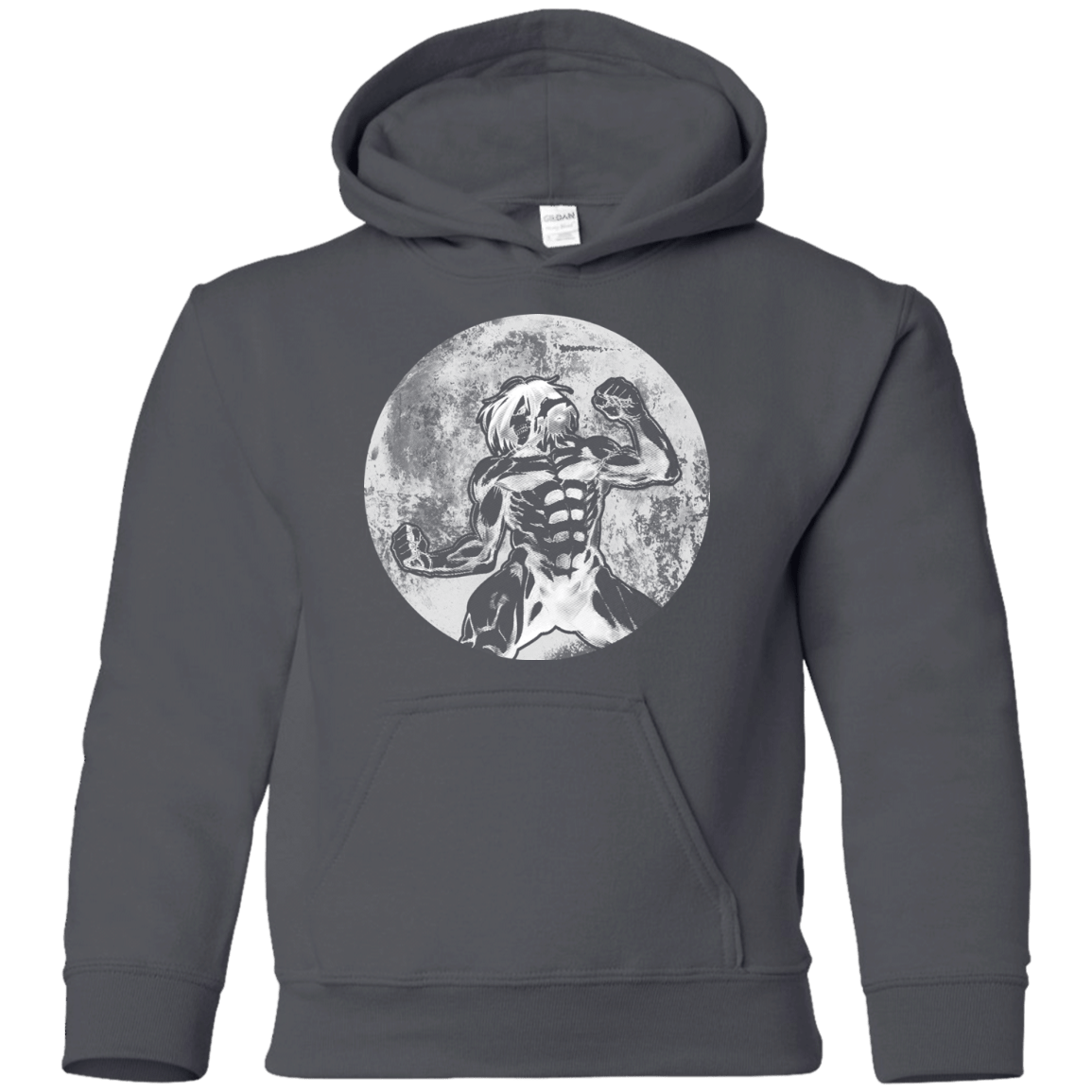 Sweatshirts Charcoal / YS Humans Strength Youth Hoodie