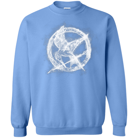 Sweatshirts Carolina Blue / Small Hunger Games Smoke Crewneck Sweatshirt