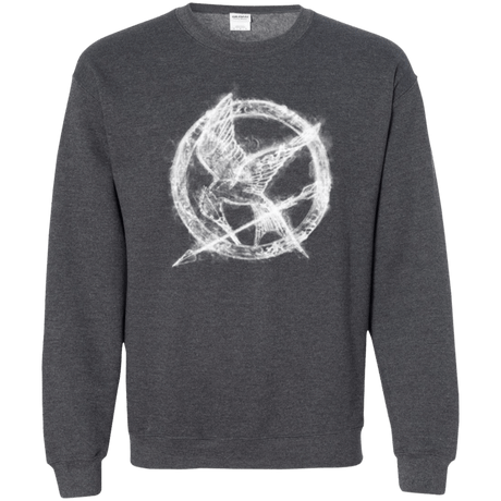 Sweatshirts Dark Heather / Small Hunger Games Smoke Crewneck Sweatshirt