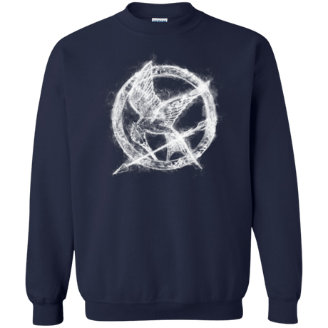 Sweatshirts Navy / Small Hunger Games Smoke Crewneck Sweatshirt