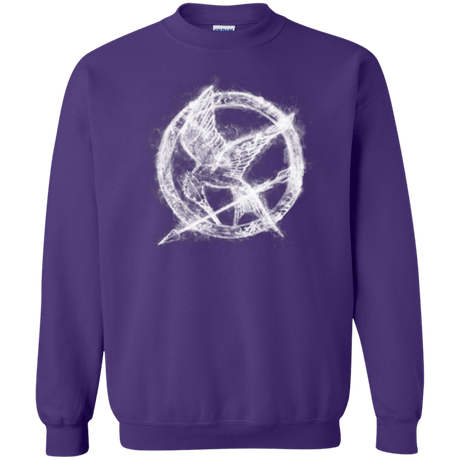 Sweatshirts Purple / Small Hunger Games Smoke Crewneck Sweatshirt