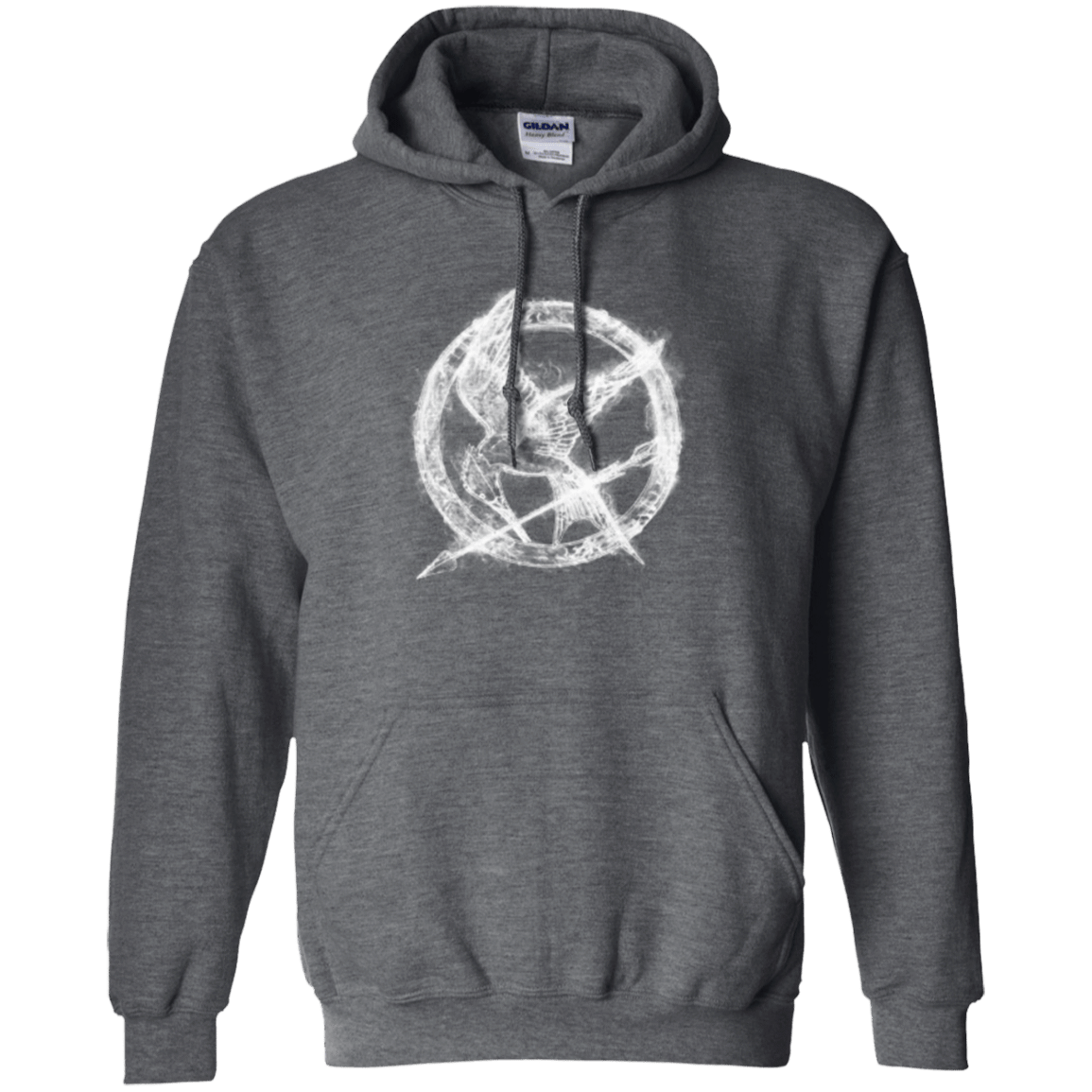 Sweatshirts Dark Heather / Small Hunger Games Smoke Pullover Hoodie