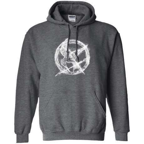 Sweatshirts Dark Heather / Small Hunger Games Smoke Pullover Hoodie