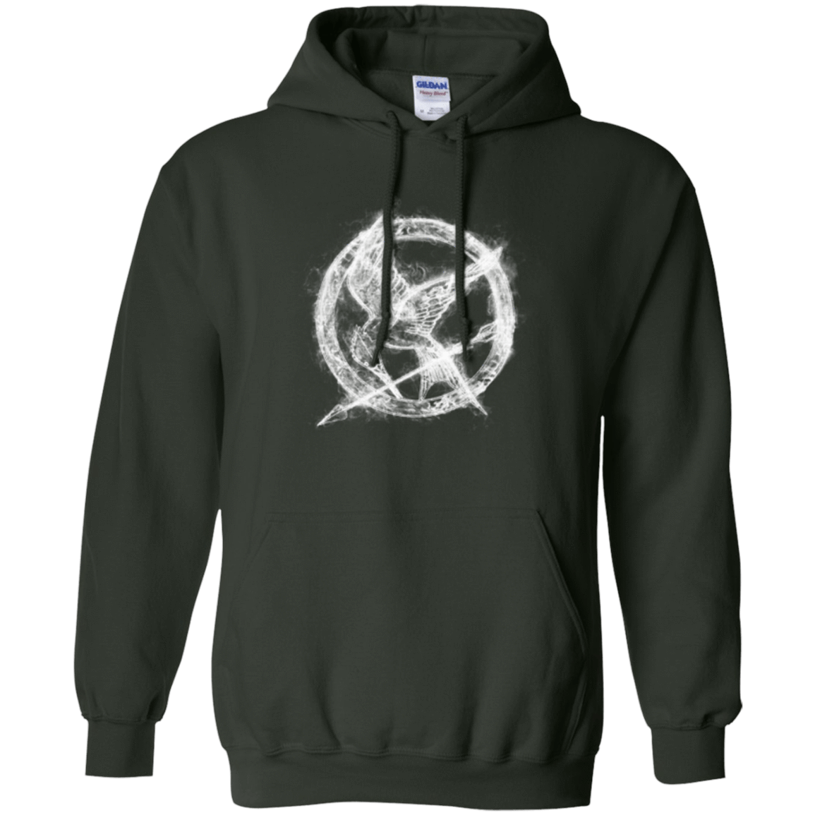 Sweatshirts Forest Green / Small Hunger Games Smoke Pullover Hoodie