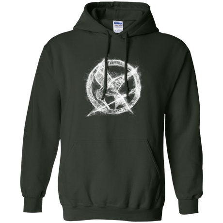 Sweatshirts Forest Green / Small Hunger Games Smoke Pullover Hoodie
