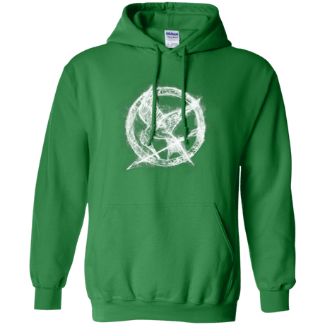 Sweatshirts Irish Green / Small Hunger Games Smoke Pullover Hoodie