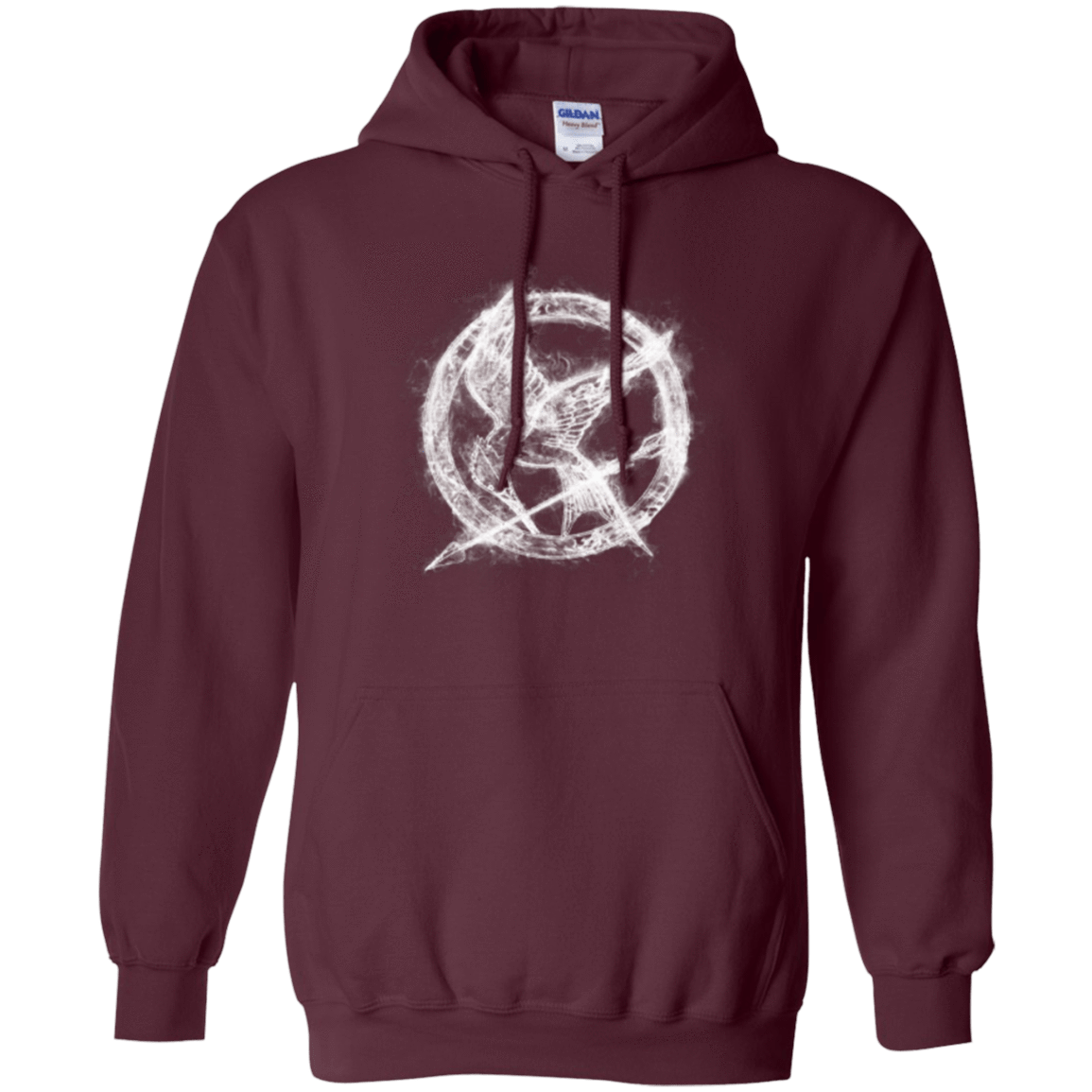 Sweatshirts Maroon / Small Hunger Games Smoke Pullover Hoodie
