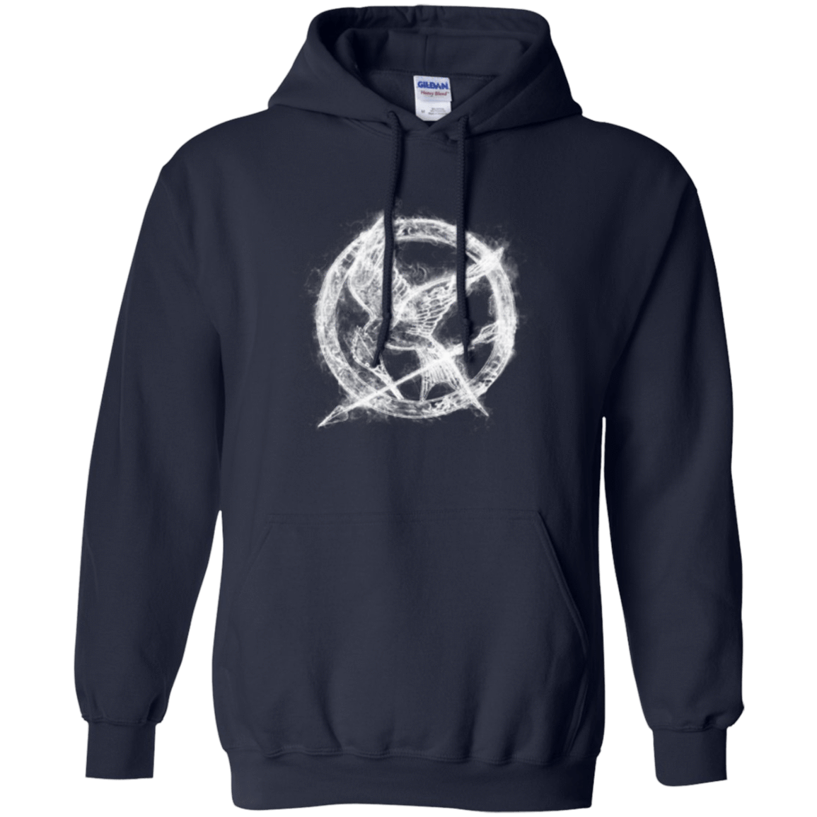 Sweatshirts Navy / Small Hunger Games Smoke Pullover Hoodie