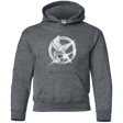 Sweatshirts Dark Heather / YS Hunger Games Smoke Youth Hoodie