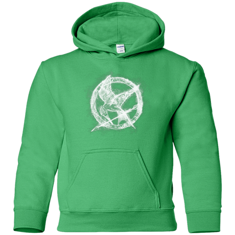 Sweatshirts Irish Green / YS Hunger Games Smoke Youth Hoodie