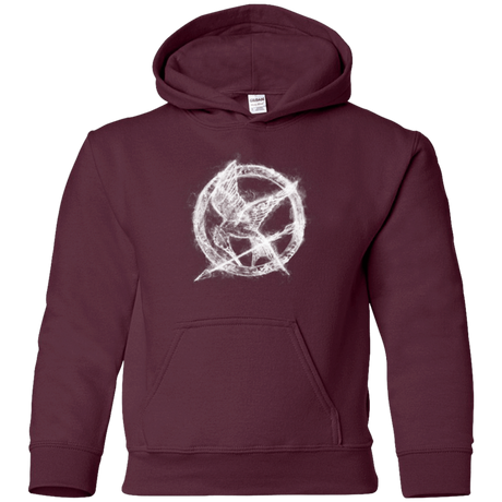 Sweatshirts Maroon / YS Hunger Games Smoke Youth Hoodie