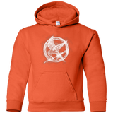 Sweatshirts Orange / YS Hunger Games Smoke Youth Hoodie