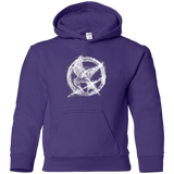 Sweatshirts Purple / YS Hunger Games Smoke Youth Hoodie