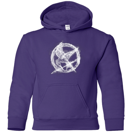 Sweatshirts Purple / YS Hunger Games Smoke Youth Hoodie