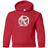 Sweatshirts Red / YS Hunger Games Smoke Youth Hoodie