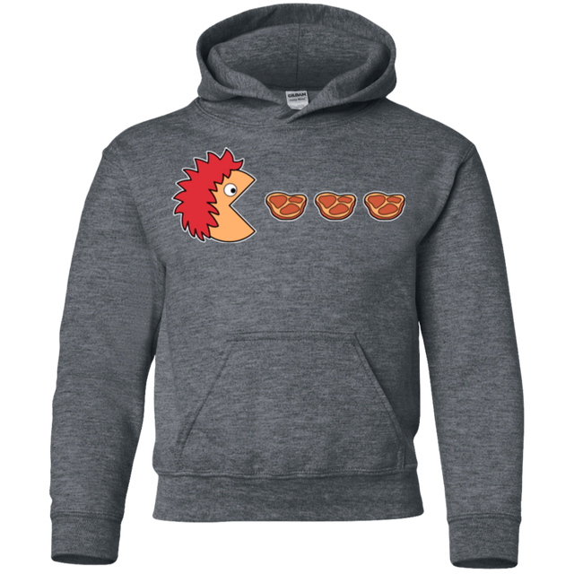 Sweatshirts Dark Heather / YS Hungry for ham Youth Hoodie