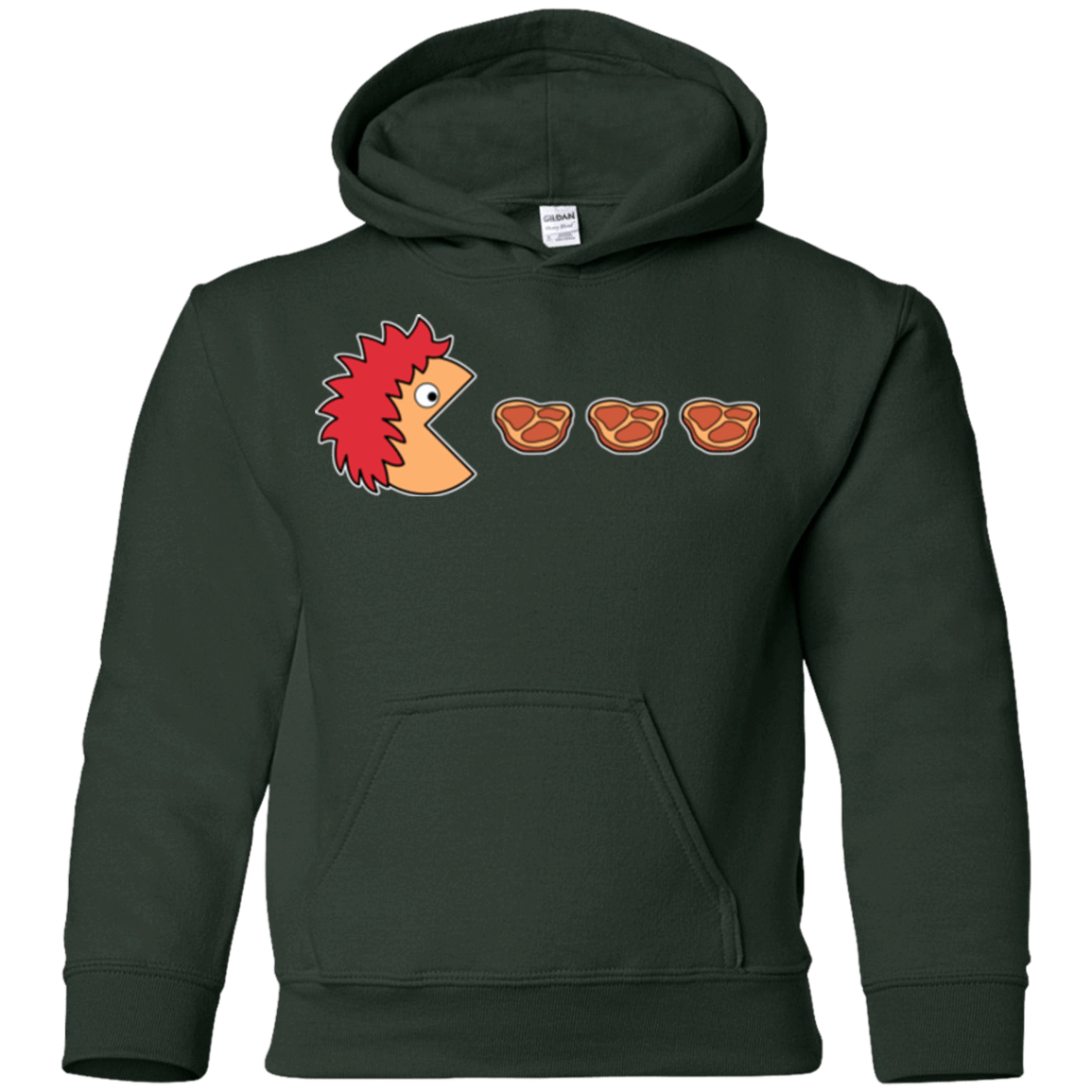 Sweatshirts Forest Green / YS Hungry for ham Youth Hoodie