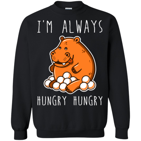 Sweatshirts Black / Small Hungry Hungry Crewneck Sweatshirt