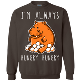Sweatshirts Dark Chocolate / Small Hungry Hungry Crewneck Sweatshirt