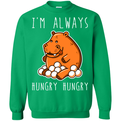 Sweatshirts Irish Green / Small Hungry Hungry Crewneck Sweatshirt