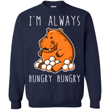 Sweatshirts Navy / Small Hungry Hungry Crewneck Sweatshirt