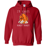 Sweatshirts Red / Small Hungry Hungry Pullover Hoodie