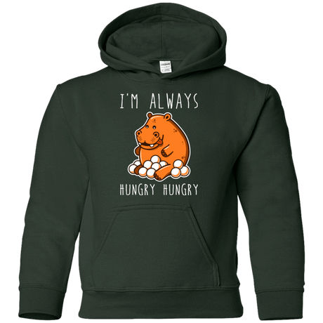 Sweatshirts Forest Green / YS Hungry Hungry Youth Hoodie