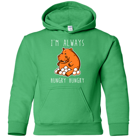 Sweatshirts Irish Green / YS Hungry Hungry Youth Hoodie