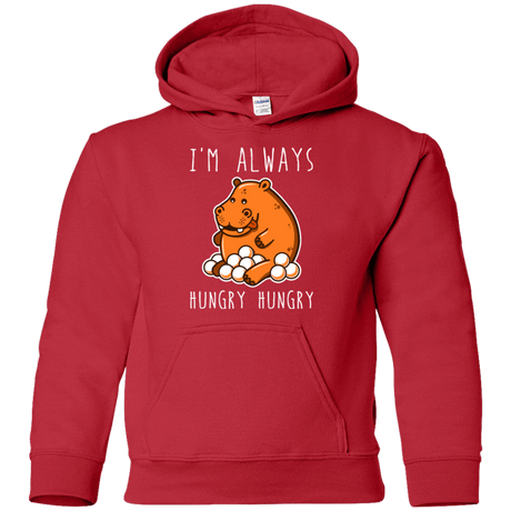 Sweatshirts Red / YS Hungry Hungry Youth Hoodie