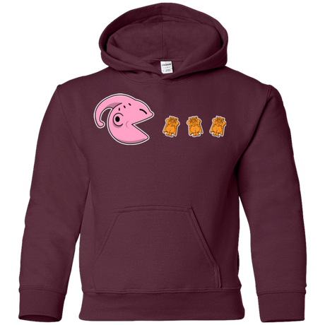 Sweatshirts Maroon / YS Hungry Monster Youth Hoodie