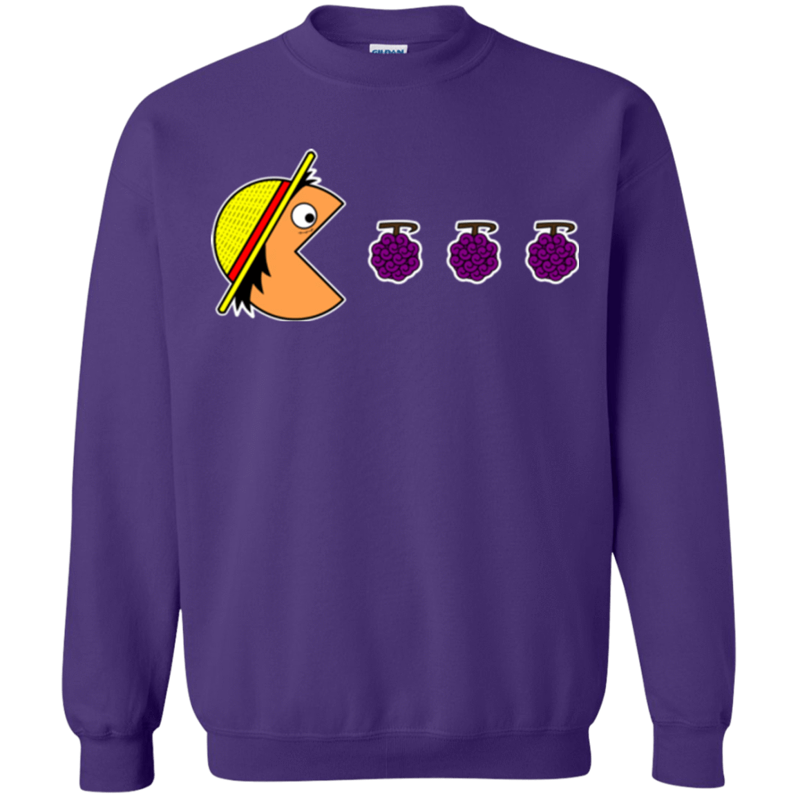 Sweatshirts Purple / Small Hungry Pirate Crewneck Sweatshirt
