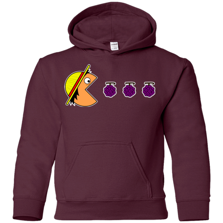 Sweatshirts Maroon / YS Hungry Pirate Youth Hoodie