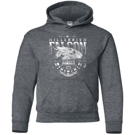 Sweatshirts Dark Heather / YS Hunk A Junk Youth Hoodie