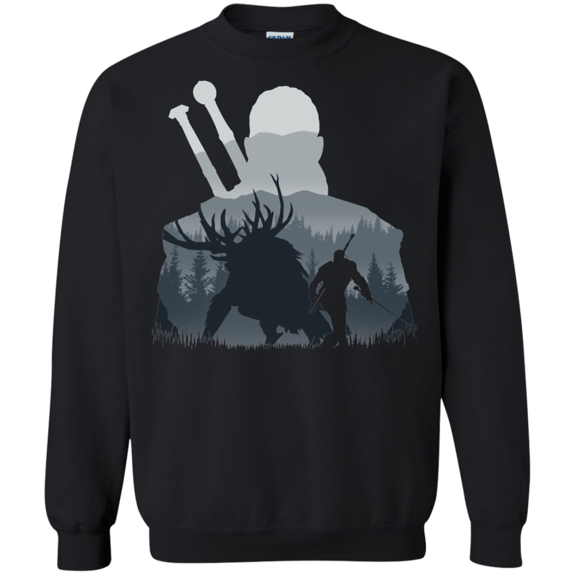 Sweatshirts Black / S Hunter Crewneck Sweatshirt