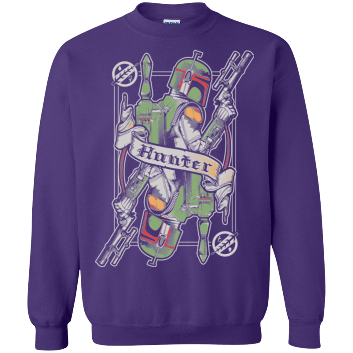 Sweatshirts Purple / Small Hunter Crewneck Sweatshirt