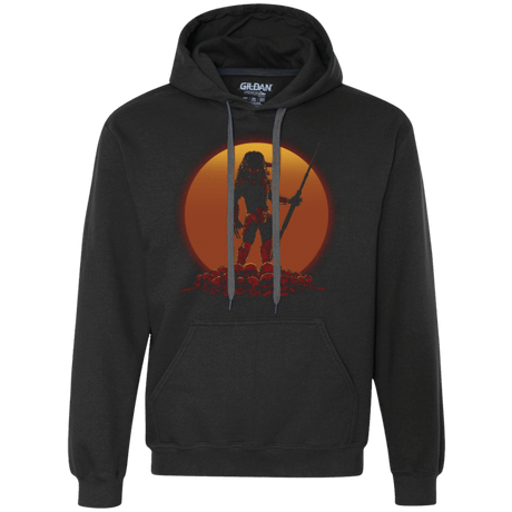 Sweatshirts Black / Small Hunter on Sunset Premium Fleece Hoodie