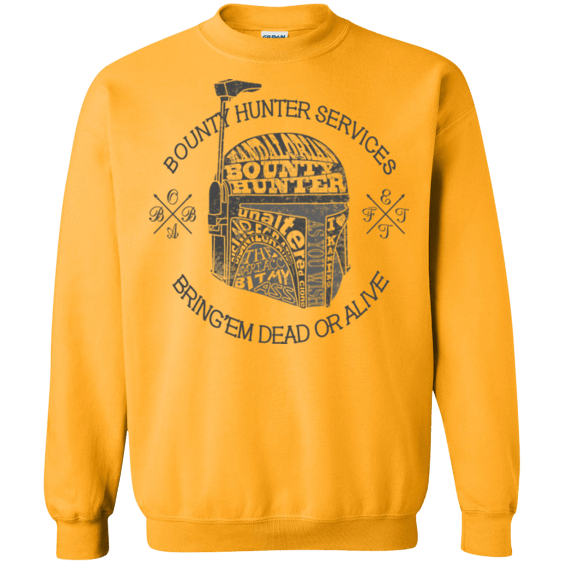 Sweatshirts Gold / S Hunter services Crewneck Sweatshirt